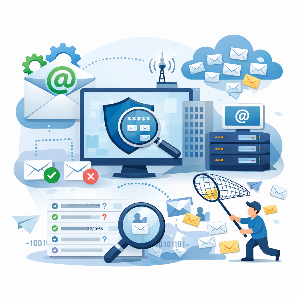 Catch-all email detection illustration