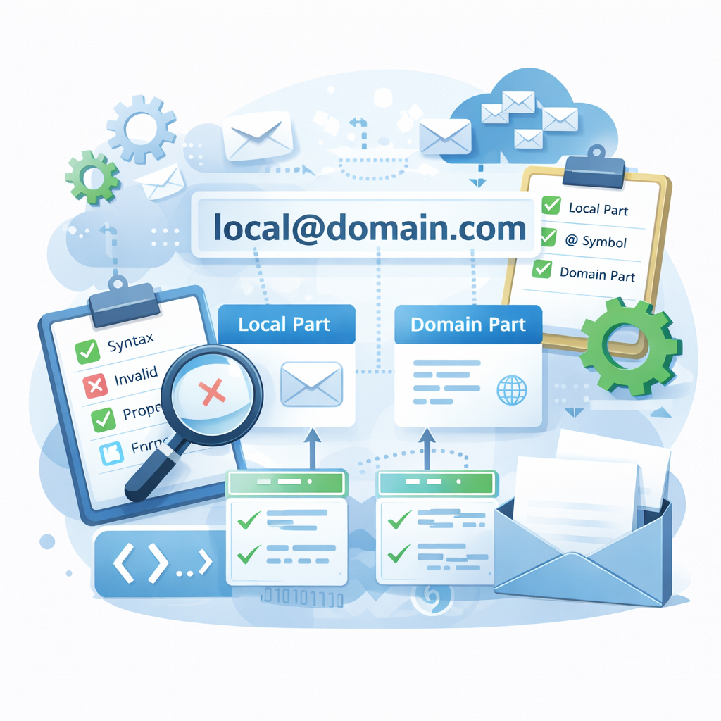 Syntax and component parsing illustration